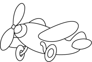 Plane 02 - Vehicle coloring pages - Coloring book - 10doigts.com