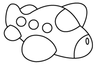 Plane 05 - Vehicle coloring pages - Coloring book - 10doigts.com