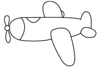 Plane 06 - Vehicle coloring pages - Coloring book - 10doigts.com