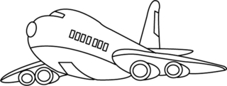Plane 09 - Vehicle coloring pages - Coloring book - 10doigts.com