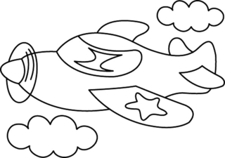 10 Plane - Vehicle coloring pages - Coloring book - 10doigts.com