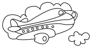 Airplane 12 - Vehicle coloring pages - Coloring book - 10doigts.com
