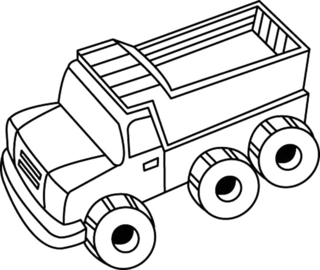 Truck 01 - Vehicle coloring pages - Coloring book - 10doigts.com