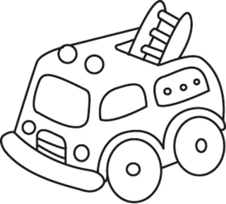 Truck 04 - Vehicle coloring pages - Coloring book - 10doigts.com