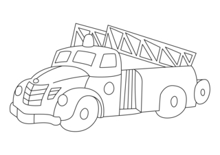 Truck 09 - Vehicle coloring pages - Coloring book - 10doigts.com