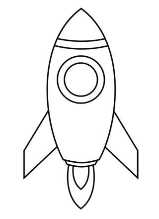 10 Rocket - Vehicle coloring pages - Coloring book - 10doigts.com