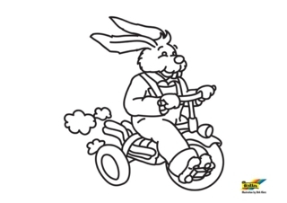 Moto 5 - Vehicle coloring pages - Coloring book - 10doigts.com