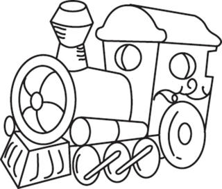 Train 03 - Vehicle coloring pages - Coloring book - 10doigts.com