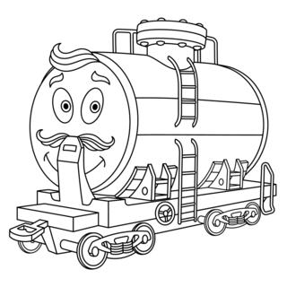 Train 12 - Vehicle coloring pages - Coloring book - 10doigts.com