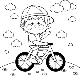 Bike 03 - Vehicle coloring pages - Coloring book - 10doigts.com
