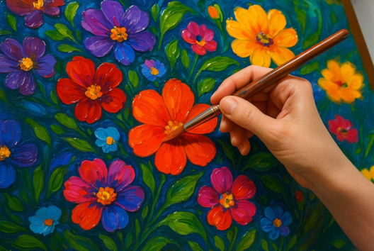 Satin Finish Acrylic Paint - Acrylic paint - 10doigts.fr