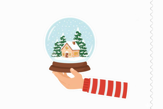 Snow globe, Bell - Creative Christmas Activities - 10doigts.fr