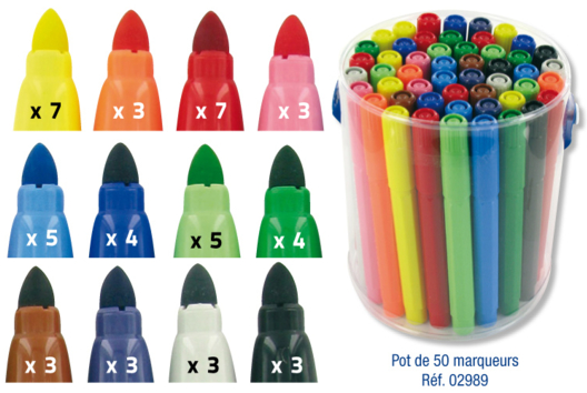 Rotuladores de punta ancha - Rotuladores - 10doigts.fr