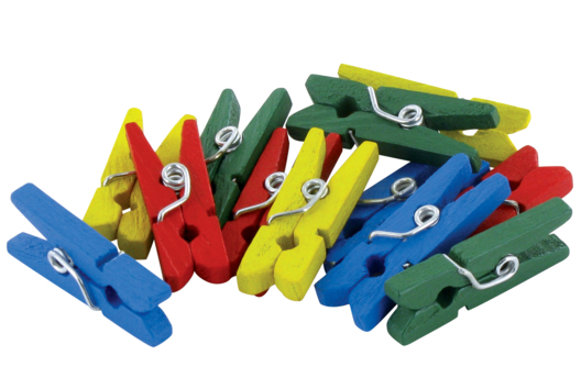Wooden Clothespins - Creative accessories - 10doigts.fr