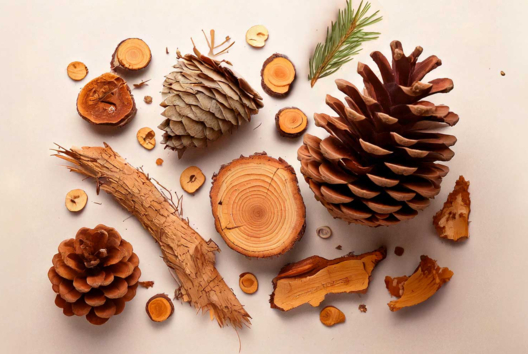 Flores secas, piñas - Materiales y productos naturales - 10doigts.fr