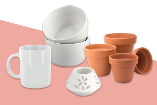 Soportes de cerámica para decorar - Bases para decorar - 10doigts.fr