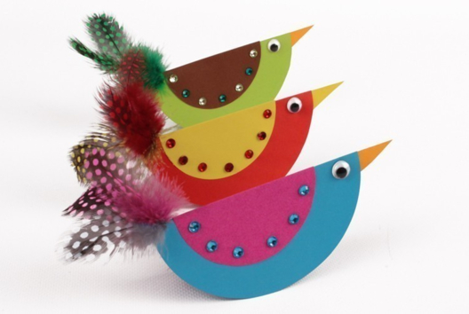 Rocking Birds - 0 - Craft Activities for All Ages: Gluing and Folding - 10doigts.com - Craft Activities for All Ages: Gluing and Folding - 10doigts.fr