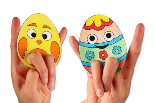 Marionetas de dedo - Pascua - Actividades manuales DIY Pascua - 10doigts.fr