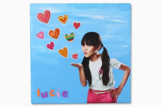 Cuadro foto "Big bisous" para el Día de la Madre / Día del Padre - Manualidades día de la madre - 10doigts.fr