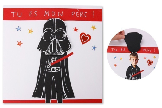 Tarjeta para el día del padre - "Eres mi padre" - Manualidades día del padre - 10doigts.fr