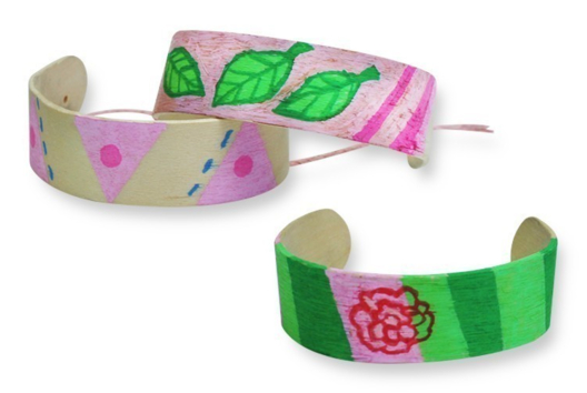 Bracelets with Craft Sticks - 1 - Handicrafts for Creating Your Jewelry - 10doigts.com - Handicrafts for Creating Your Jewelry - 10doigts.fr