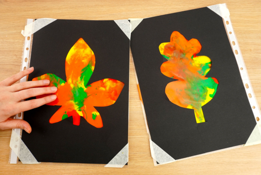 Actividad Otoño Bebé Pintura Limpia - Actividades manuales Otoño - 10doigts.fr - 2