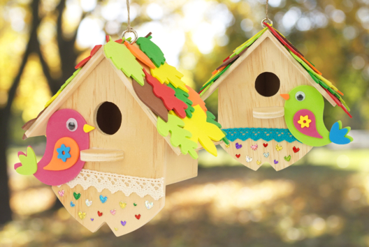 Decorative Birdhouse for Autumn - 2 - Autumn Crafts - 10doigts.com - Autumn Crafts - 10doigts.fr - 2