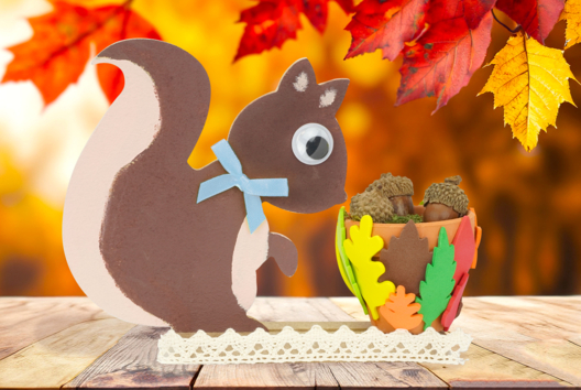 Squirrel and Its Autumn Harvest - 2 - Autumn Crafts - 10doigts.com - Autumn Crafts - 10doigts.fr - 2