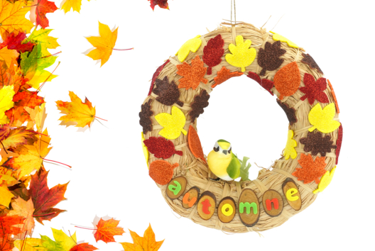Autumn Color Wreath - 0 - Autumn Crafts - 10doigts.com - Autumn Crafts - 10doigts.fr