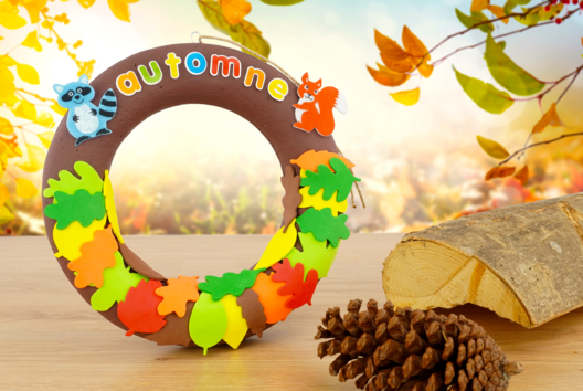 Actividad Infantil Corona Otoño - Actividades manuales Otoño - 10doigts.fr