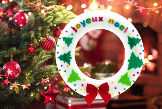 Actividad Niño Corona Navidad Poliestireno - Actividades manuales bricolajes de Navidad - 10doigts.fr - 2