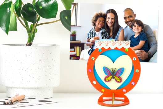 Actividad infantil día de la madrePorta-foto - Manualidades día de la madre - 10doigts.fr