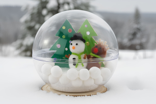 Snow Globe - 3 - Christmas Crafts - 10doigts.com - Christmas Crafts - 10doigts.fr - 2