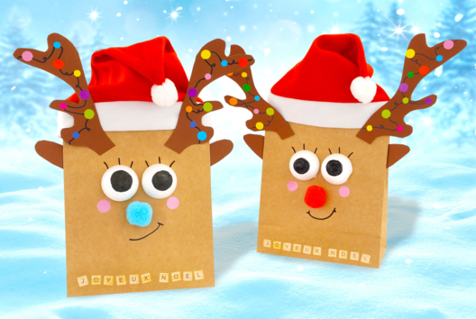 The Snow Reindeer - 1 - Christmas Craft Activities - 10doigts.com - Christmas Craft Activities - 10doigts.fr