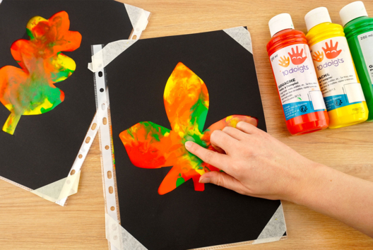 Actividad Niño Pintura Limpia Otoño - Actividades manuales Otoño - 10doigts.fr