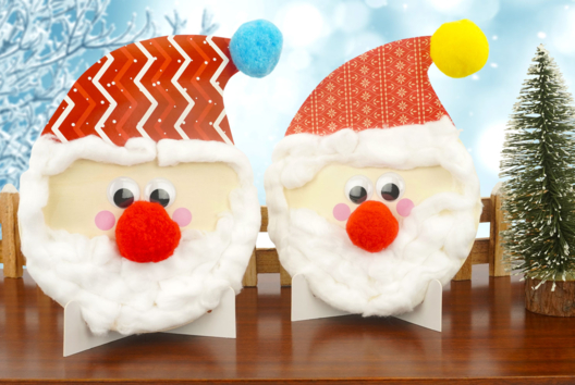 Santa Claus with Cotton Balls - 3 - Christmas Character Crafts - 10doigts.com - Christmas Character Crafts - 10doigts.fr - 2
