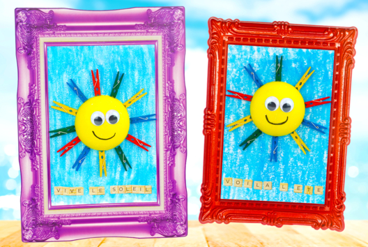 Hanging Sun Canvas - 1 - Summer Crafts - 10doigts.com - Summer Crafts - 10doigts.fr