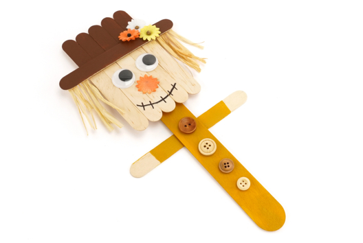 activité enfants automne épouvantail - Actividades manuales Otoño - 10doigts.fr - 2