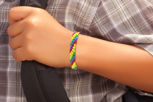 Actividad manual pulsera brasileña - Actividades manuales para la creación de tus joyas - 10doigts.fr