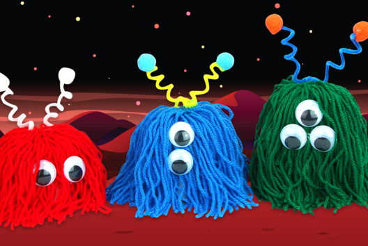 Funny Pom Pom Monsters - 1 - Halloween Crafts - 10doigts.com - Halloween Crafts - 10doigts.fr