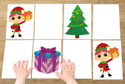 Giant Christmas Memory Game - 1 - Christmas Crafts - 10doigts.com - Christmas Crafts - 10doigts.fr