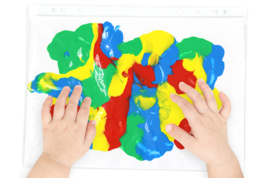 Actividad Montessori Bebé Pintura Limpia - Actividades manuales de pintura: creaciones para todas las edades y todos los deseos - 10doigts.fr