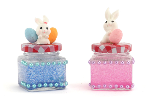 Bocal à paillettes lapin de Pâques - 3 - DIY Easter Crafts - 10doigts.com - DIY Easter Crafts - 10doigts.fr - 2