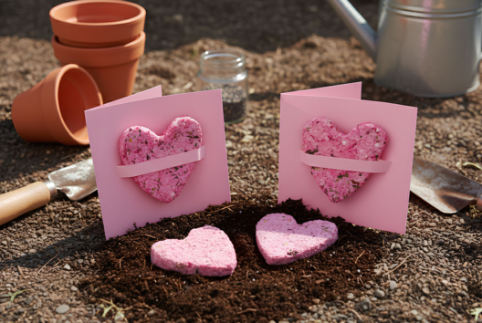 Plantable Hearts - 1 - Valentine's Day Crafts - 10doigts.com - Valentine's Day Crafts - 10doigts.fr