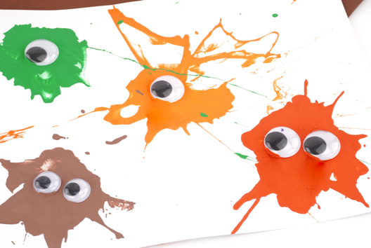 actividades infantiles divertidas pintura - Actividades manuales Halloween - 10doigts.fr - 2