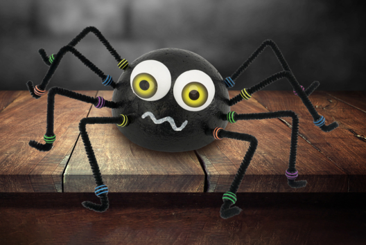 Araña Halloween bricolaje DIY niño - Actividades manuales Halloween - 10doigts.fr - 2