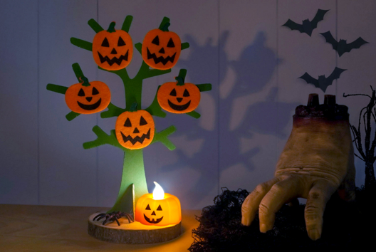 árbol de calabaza deco halloween niños - Actividades manuales Halloween - 10doigts.fr - 2