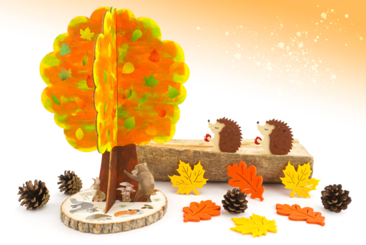 árbol otoño DIY niños - Actividades manuales Otoño - 10doigts.fr