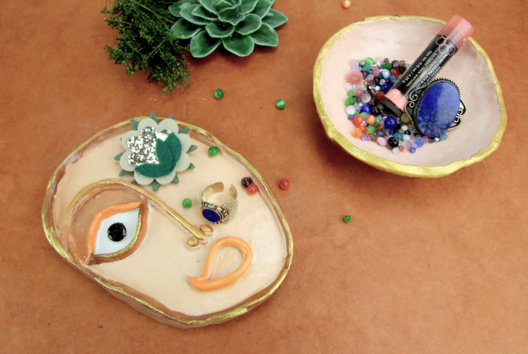 Clay Face Tray - 1 - Modeling Crafts - 10doigts.com - Modeling Crafts - 10doigts.fr