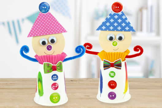 actividades de arlequín para niños carnaval vaso - Actividades manuales Carnaval, Martes de Carnaval - 10doigts.fr